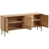 Dubová komoda Kave Home Lenon 200 x 45 cm