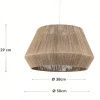 Jutové stínidlo Kave Home Crismilda 50 cm