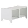 Bílá lakovaná komoda na úložné boxy Kave Home Nunila 78 x 40 cm