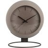 Světle hnědé stolní hodiny Haleen 21 cm