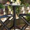Šedo hnědý plastový zahradní stůl Spritz 60,5 cm -fv-interier-25