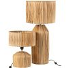 Bambusová stolní lampa J-Line Labana 30,5 cm