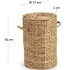 Přírodní koš na prádlo Kave Home Yessira 55 cm