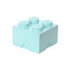 Tyrkysový úložný box LEGO® Smart 25 x 25 cm