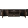 Hnědý dubový TV stolek Richmond Luxor 181,5 x 45 cm