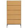 Dubová komoda Kave Home Vedrana 60 x 40 cm