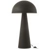 Černá kovová stojací lampa J-line Mushro 97,5 cm