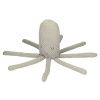 Šedý vlněný muchláček Octopus 45 cm