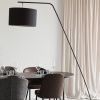 Černá kovová stojací lampa WLL MARTINE 224 cm -fv-interier-25