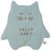 Mátově zelený bavlněný muchláček Hello Baby 30 cm