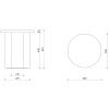 370405 7 cerna drevena stolicka oly 42 5 cm