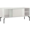 Světle šedý TV stolek Met 116 x 42 cm