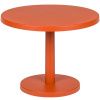 Oranžový kovový odkládací stolek Odo 52 cm