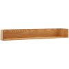 Dřevěná nástěnná police Kave Home Octavia 120 cm