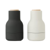 Set dvou bílo černých silikonových mlýnků na sůl a pepř AUDO GRINDER 10,5 cm