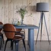 Černá stojací lampa ZUIVER TRIPOD s šedým stínidlem 157 cm -fv-interier-25