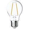 Transparentní LED žárovka A60 E27 4W