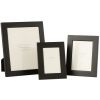 Černý kovový fotorámeček J-Line Sabon 15,5 x 20,5 cm
