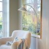 Bílá kovová stojací lampa Dial 150 cm -fv-interier-25