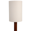 Béžová dřevěná stojací lampa DUTCHBONE JONES 140 cm