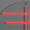 Červená nástěnná LED dekorace DUTCHBONE SUMMER 35 cm -fv-interier-25