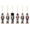 Set šesti dřevěných vánočních ozdob Bloomingville Nikita 13 cm