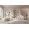 Světle béžová sametová podnožka Windsor & Co Halley 94 x 94 cm -fv-interier-25