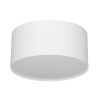 Bílé kovové stropní LED světlo Nova Luce Luldo 14 cm