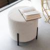 Bílý čalouněný taburet J-line Filo 42 cm -fv-interier-25