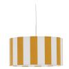 Žluté pruhované stínidlo Kave Home Ciral 40 cm