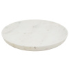 Bílý mramorový servírovací talíř Kave Home Ecin 30 cm