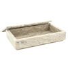 Béžový mramorový úložný box Shari 30 x 18 cm