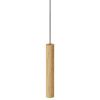 Dubové závěsné LED světlo Chimes 3,5 cm