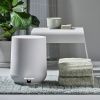 Bílý plastový pedálový odpadkový koš Nova 5 l -fv-interier-25
