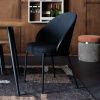 Černá bouclé jídelní židle DUTCHBONE RODIN -fv-interier-25