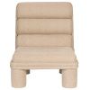 Béžové bouclé lounge křeslo DUTCHBONE FERN