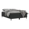 Antracitově šedá čalouněná postel boxspring MALTE 180 x 200 cm
