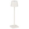 Bílá kovová nabíjecí stolní LED lampa Nova Luce Deck