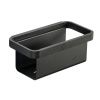 Černý kovový nástěnný držák Rim 22 cm