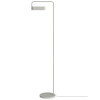 Šedá kovová stojací lampa Scribe 133 cm
