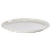 Bílý porcelánový talíř Eau 24 cm