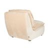 Béžové čalouněné lounge křeslo DUTCHBONE RADLEY