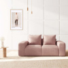 Růžová bouclé dvoumístná pohovka Monce 212 cm -fv-interier-25