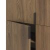 Hnědá komoda Eldia 100 x 40 cm s dubovým dekorem -fv-interier-25