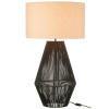 Černá papírová stolní lampa Striing 78 cm