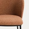 Terakotová čalouněná barová židle Kave Home Ciselia 75 cm -fv-interier-25