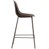 Hnědá plastová barová židle kave home Quinby 65 cm