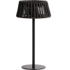 Černá zahradní solární LED lampa kave home Aldet