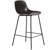 Černá plastová barová židle Kave Home Altea 65 cm