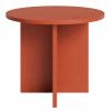 Červený konferenční stolek MINIMAL 39,5 cm